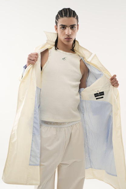Vichy Ecru Trench Coat