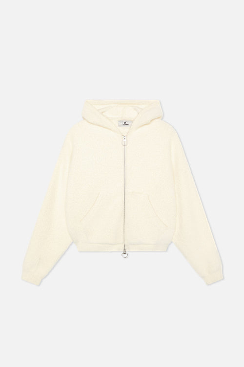Venice Ecru Knit Zipper