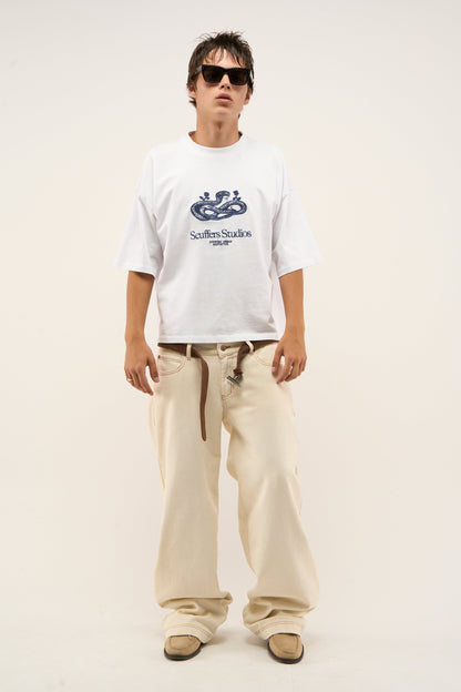 Snake White T-Shirt