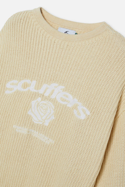 Rose Yellow Knit